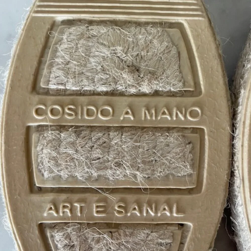 COSIDO A MANO Espadrille Loafers Size 36 Pink NWOT
